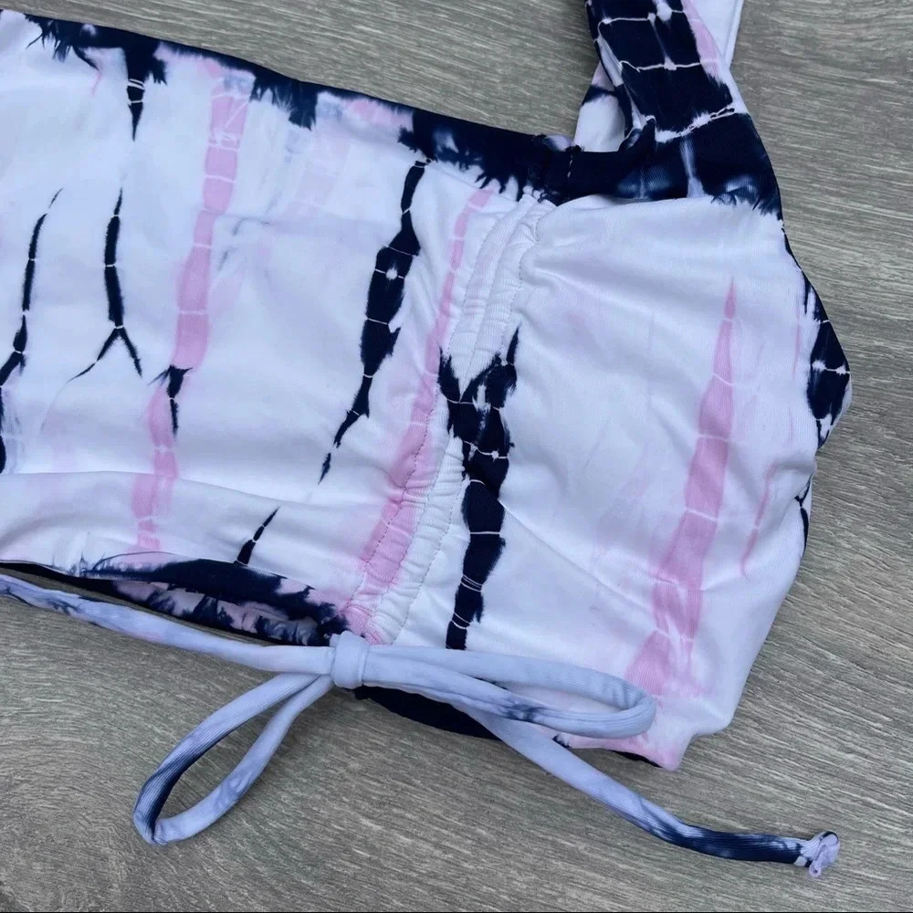 L*Space Tie Dye Wilder Bikini Top & Frenchi Bottoms, midnight blue - Picture 13 of 16